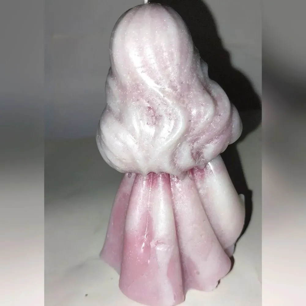 Hand crafted limited edition whimsical princess candle